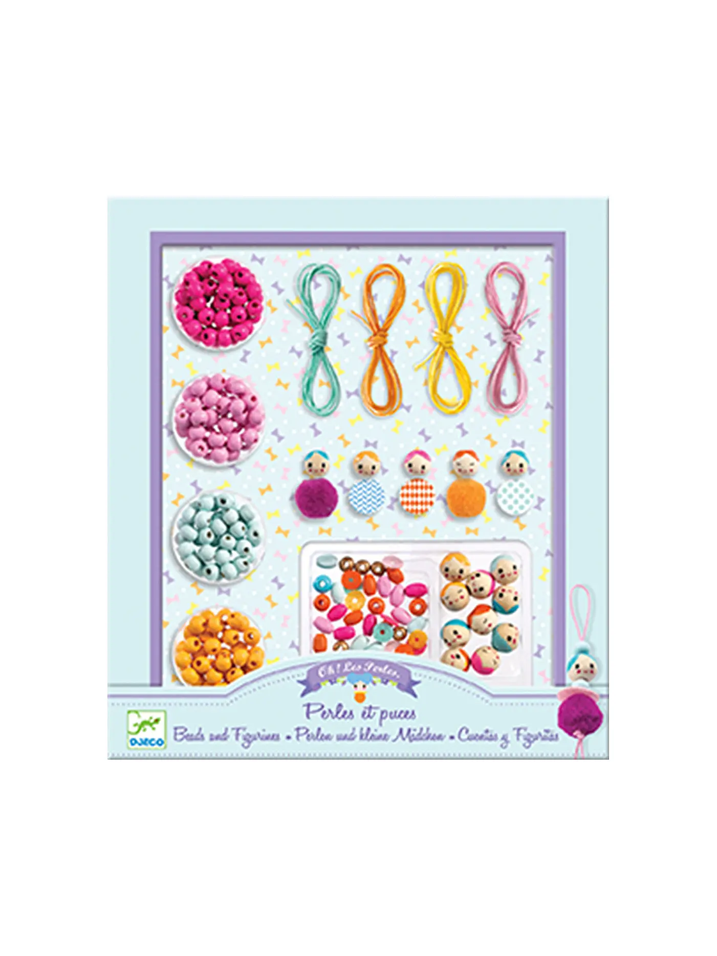 DJECO | Bastelset - Perlen und kleine Mädchen-Schmuck | 